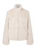 More & More kurze, Flausch-Teddyjacke in powder cream