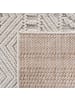 Teppich Boss Kurzflor Teppich Helix 2202, Läufer - Creme