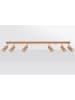 Nice Lamps Deckenleuchte ALEN 6 Eiche holz (L)120cm (B)5cm (H)20cm