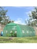 Outsunny Foliengewächshaus,590L x 300B x 200H cm,Grün