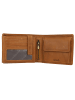 Greenburry Tornado Geldbörse RFID Schutz Leder 12 cm in peanut brown