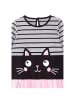 Denokids Kleid Black Cat in grau