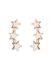 Elli Ohrringe 925 Sterling Silber Sterne, Astro, Stern in Rosegold