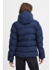 North Bend Steppjacke NBPetra W 233241MMM  sportliche Steppjacke mit verschließbarer Kängurutasche in Blau