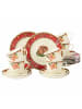 Seltmann Weiden 18er Set Kaffeeservice Marieluise Weihnachtsnostalgie bunt in bunt