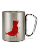 Mr. & Mrs. Panda Tasse Garnele Franzose ohne Spruch in Silber