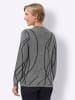 Sieh an! Bouclé-Pullover in steingrau-meliert