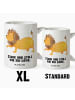 Mr. & Mrs. Panda XL Tasse Sternzeichen Löwe mit Spruch in Weiß