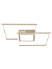 Globo lighting Deckenleuchte "SAUNDERS" in beige