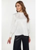 faina Bluse in Wollweiss