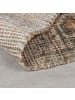 KADIMA DESIGN Robuster Vintage-Teppich aus Jute und Polyester, Distressed-Design