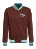 King Kerosin King Kerosin College Sweat Jacke Play Hard in brown