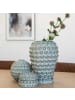 House Nordic Vase BUBBLES Blau Keramik 14x15 cm