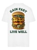 Mister Tee Mister Tee Heavy Burger Heavy Oversize Tee in white