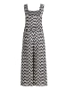 Betty Barclay Jumpsuit ohne Arm in Schwarz/Weiß