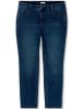 sheego Stretch-Jeans in dark blue denim