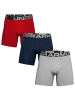 Under Armour Boxershorts Charged Cotton 6in 3 Pack in multicolor