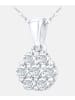 Diamant L'éternel Halskette mit Anhänger aus 375 Gelbgold mit 0.20 Karat Diamant