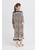 Pulz Kleid PZGLORIA Regular fit in Brown Animal Print