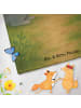Mr. & Mrs. Panda Badetuch Hase Igel Design ohne Spruch in Gelb Pastell