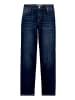 CARTOON Used Look-Jeans mit Waschung in Dunkelblau