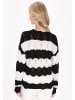 Albee Women Cardigan in Black Offwhite