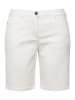 Ulla Popken Bermuda in white denim
