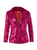 tectake Damen-Jackett mit glitzernden Pailletten, pink