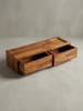 KADIMA DESIGN Lowboard Hängend Sheesham Massivholz 108x25x34 cm TV-Schrank ,