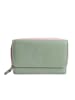 VARGU Echtleder Geldbörse NILA 1-A in sage green -light pink