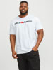 JACK & JONES PLUS T-shirt in White