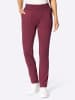 WITT WEIDEN Jersey-Hose in bordeaux