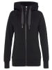 ELBSAND Kapuzensweatjacke in schwarz