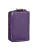 MYWALIT Small Wallet Geldbörse Leder 10 cm in orchid