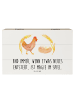 Mr. & Mrs. Panda Box Huhn Stolz mit Spruch in Weiß