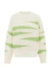 myMo Damen Sweater in WOLLWEISS LIMETTE