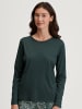 Calida Long-Sleeve Shirt in Deep Emerald Green