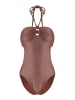 Wolford Badeanzug Disco One Piece in bronze metallic