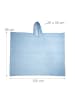 relaxdays 100x Regenponcho in Blau