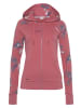 Kangaroos Kapuzensweatjacke in himbeere