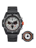 Luminox Herrenuhr Chronograph Bear Grylls Survival Master Weiß / Schwarz