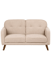 Beliani 3-tlg Sitzgruppe ETTRUM in Beige/Braun