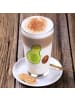 Mr. & Mrs. Panda Latte Macchiato Glas Avocado Kern rollt ohne Sp... in Transparent