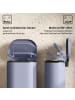 HOMCOM Mülleimer in Grau 36,5L x 31B x 61H cm