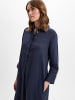 Franco Callegari Leinenkleid in marine - 0040