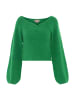 faina Women Sweater in Grasgrün