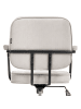 Beliani Bürostuhl PAWNEE in Beige/Schwarz - (W) 62 x (H) 88 x (L) 43 cm