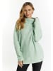 Usha Damen Rollkragenpullover in Mintgrün Melange