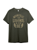 PAULGOS Herren T-Shirt, Legends never die in Olive