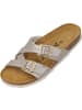 Palado Pantoletten Arrila in Beige Metallic
